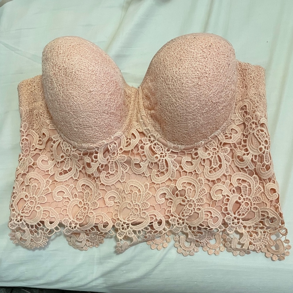 Lacy corset Crop Top - Never worn